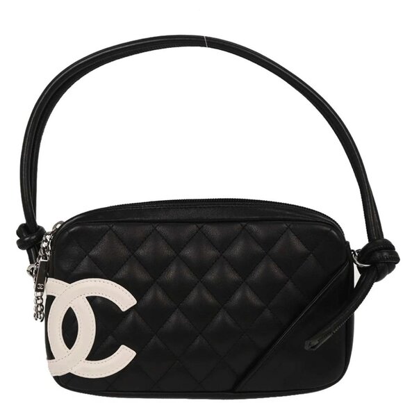Chanel Black Calfskin Cambon Ligne Handbag - Picture 1 of 10
